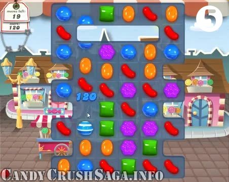 Candy Crush Saga : Level 5 – Videos, Cheats, Tips and Tricks