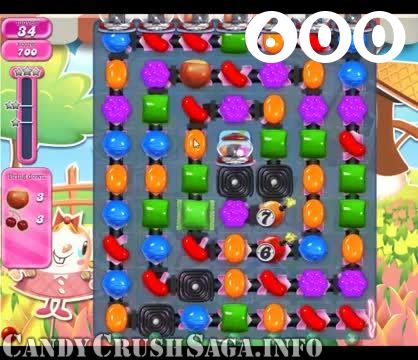 Candy Crush Saga : Level 600 – Videos, Cheats, Tips and Tricks
