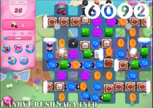 Candy Crush Saga : Level 6092 – Videos, Cheats, Tips and Tricks