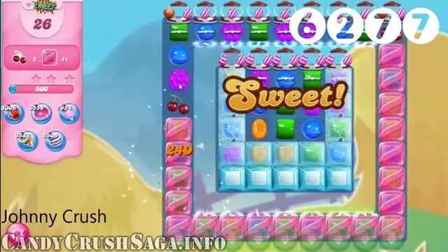 Candy Crush Saga : Level 6277 – Videos, Cheats, Tips and Tricks