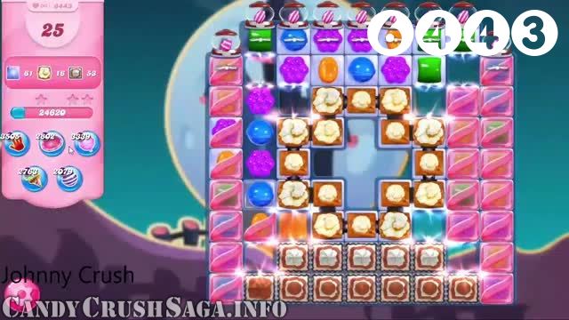 Candy Crush Saga : Level 6443 – Videos, Cheats, Tips and Tricks