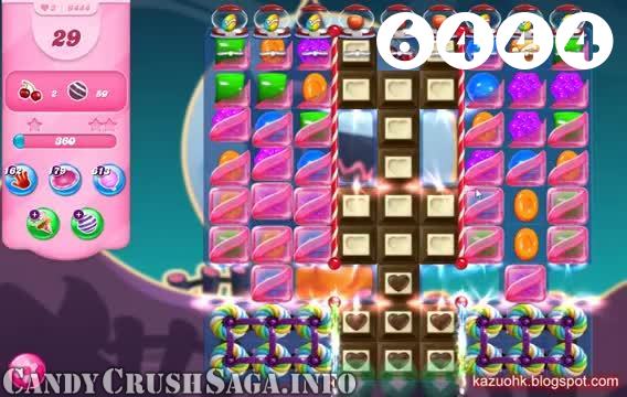 Candy Crush Saga : Level 6444 – Videos, Cheats, Tips and Tricks