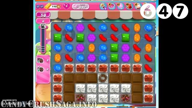 Candy Crush Saga : Level 647 – Videos, Cheats, Tips and Tricks