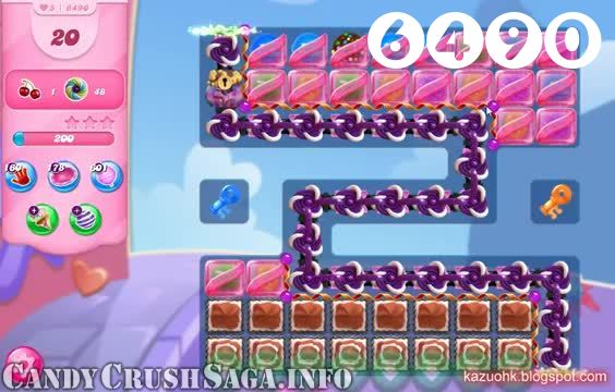 Candy Crush Saga : Level 6490 – Videos, Cheats, Tips and Tricks
