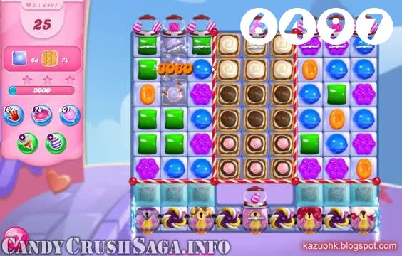 Candy Crush Saga : Level 6497 – Videos, Cheats, Tips and Tricks