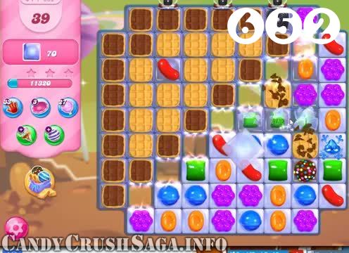 Candy Crush Saga : Level 652 – Videos, Cheats, Tips and Tricks