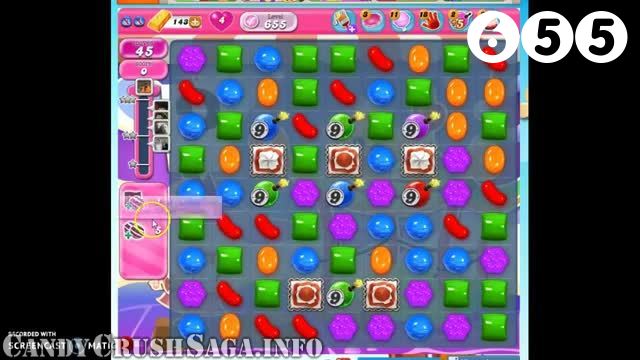 Candy Crush Saga : Level 655 – Videos, Cheats, Tips and Tricks