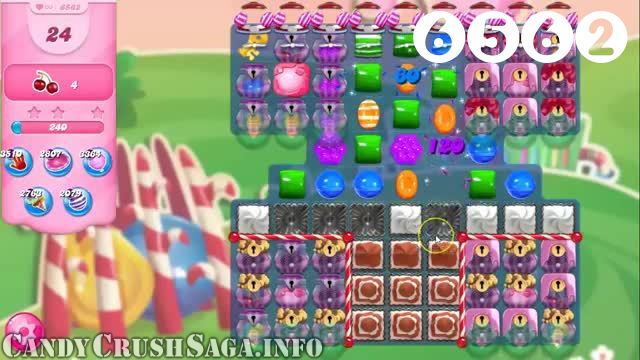 Candy Crush Saga : Level 6562 – Videos, Cheats, Tips and Tricks