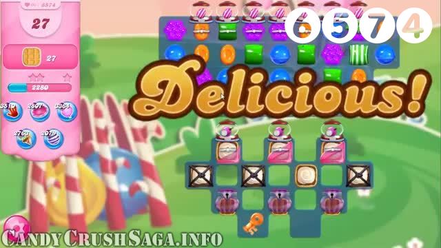 Candy Crush Saga : Level 6574 – Videos, Cheats, Tips and Tricks