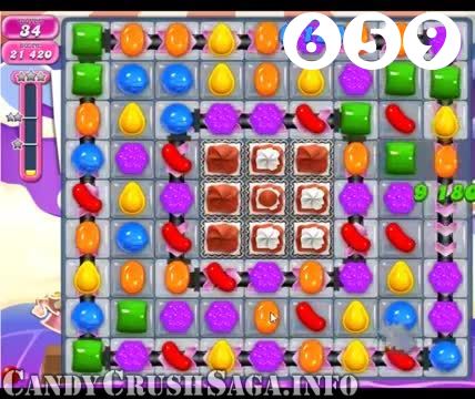 Candy Crush Saga : Level 659 – Videos, Cheats, Tips and Tricks
