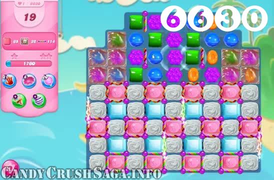 Candy Crush Saga : Level 6630 – Videos, Cheats, Tips and Tricks