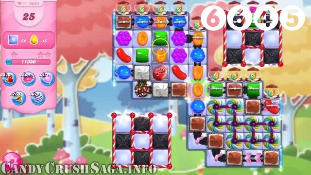 Candy Crush Saga : Level 6645 – Videos, Cheats, Tips and Tricks