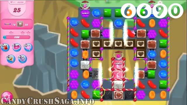 Candy Crush Saga : Level 6690 – Videos, Cheats, Tips and Tricks