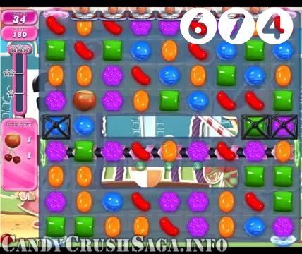 Candy Crush Saga : Level 674 – Videos, Cheats, Tips and Tricks