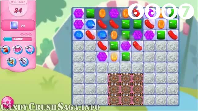 Candy Crush Saga : Level 6807 – Videos, Cheats, Tips and Tricks