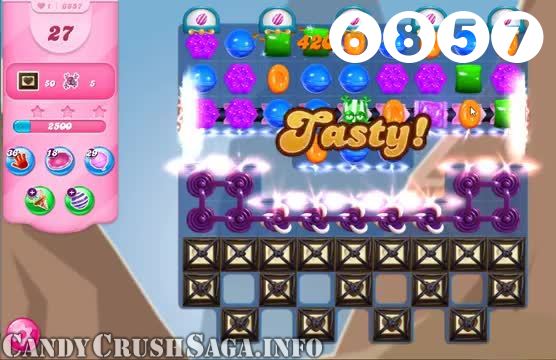 Candy Crush Saga : Level 6857 – Videos, Cheats, Tips and Tricks