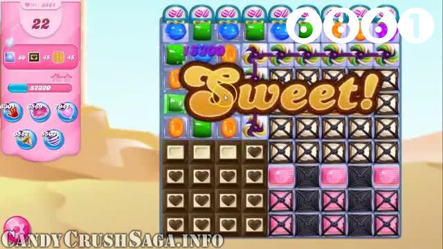 Candy Crush Saga : Level 6861 – Videos, Cheats, Tips and Tricks