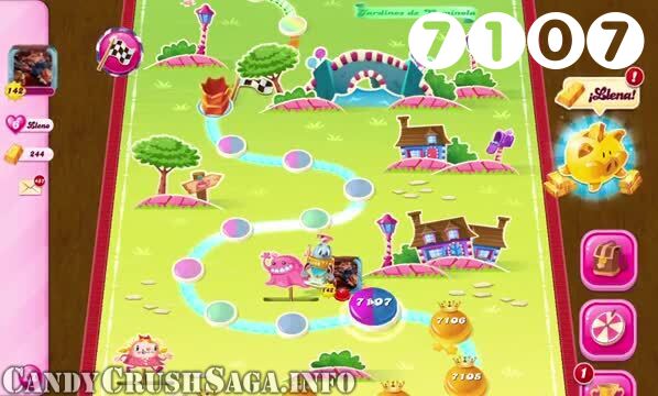 Candy Crush Saga : Level 7107 – Videos, Cheats, Tips and Tricks