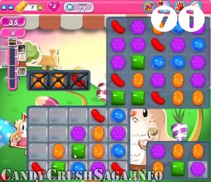 Candy Crush Saga : Level 71 – Videos, Cheats, Tips and Tricks