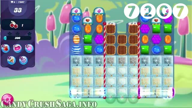 Candy Crush Saga : Level 7207 – Videos, Cheats, Tips and Tricks