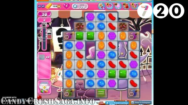 Candy Crush Saga : Level 720 – Videos, Cheats, Tips and Tricks