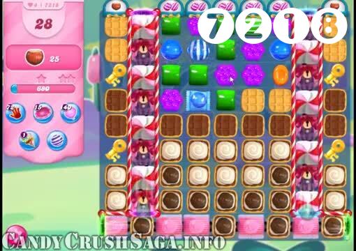 Candy Crush Saga : Level 7218 – Videos, Cheats, Tips and Tricks