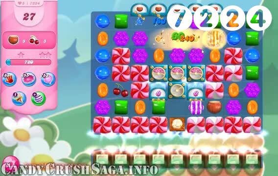 Candy Crush Saga : Level 7224 – Videos, Cheats, Tips and Tricks