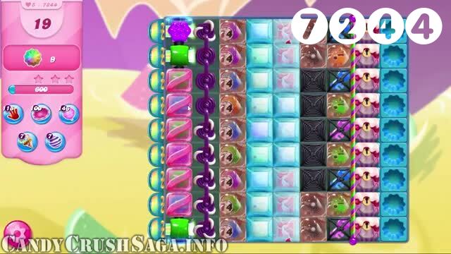 Candy Crush Saga : Level 7244 – Videos, Cheats, Tips and Tricks