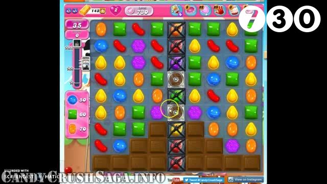 Candy Crush Saga : Level 730 – Videos, Cheats, Tips and Tricks