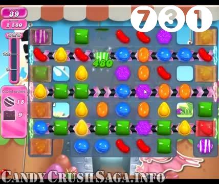 Candy Crush Saga : Level 731 – Videos, Cheats, Tips and Tricks