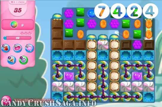 Candy Crush Saga : Level 7424 – Videos, Cheats, Tips and Tricks