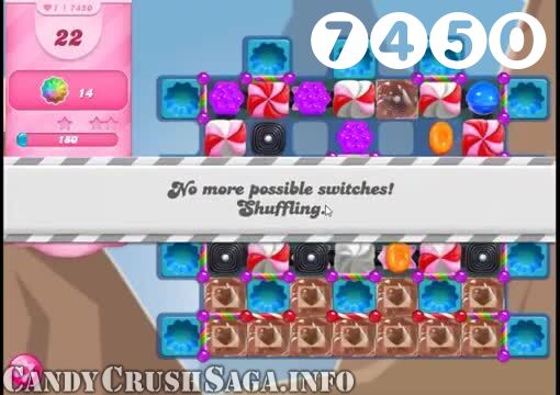 Candy Crush Saga : Level 7450 – Videos, Cheats, Tips and Tricks