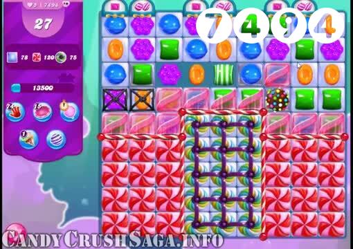 Candy Crush Saga : Level 7494 – Videos, Cheats, Tips and Tricks