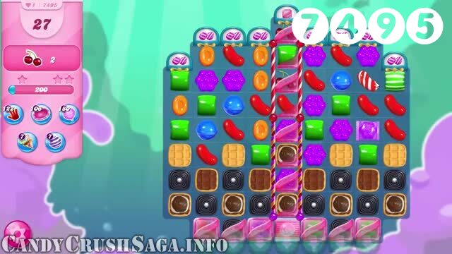 Candy Crush Saga : Level 7495 – Videos, Cheats, Tips and Tricks