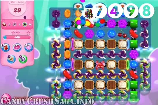 Candy Crush Saga : Level 7498 – Videos, Cheats, Tips and Tricks