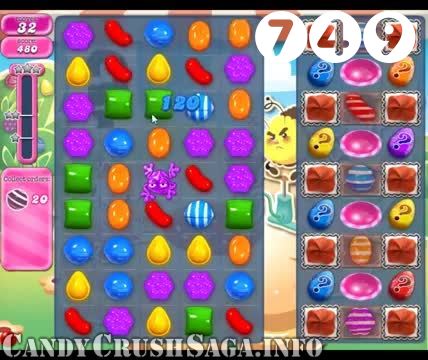 Candy Crush Saga : Level 749 – Videos, Cheats, Tips and Tricks