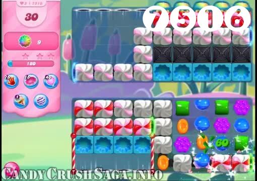 Candy Crush Saga : Level 7516 – Videos, Cheats, Tips and Tricks