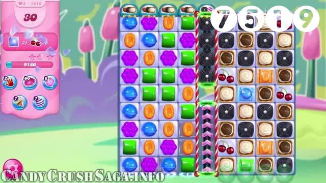 Candy Crush Saga : Level 7519 – Videos, Cheats, Tips and Tricks