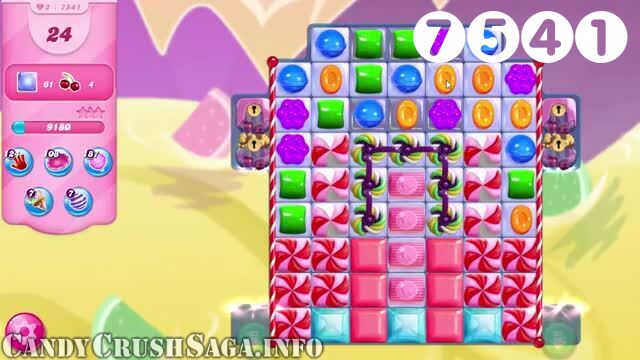 Candy Crush Saga : Level 7541 – Videos, Cheats, Tips and Tricks