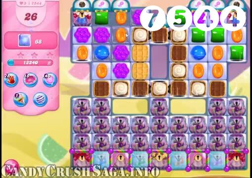 Candy Crush Saga : Level 7544 – Videos, Cheats, Tips and Tricks