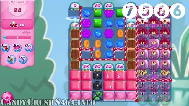 Candy Crush Saga : Level 7566 – Videos, Cheats, Tips and Tricks