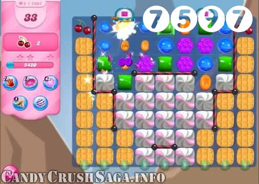 Candy Crush Saga : Level 7597 – Videos, Cheats, Tips and Tricks