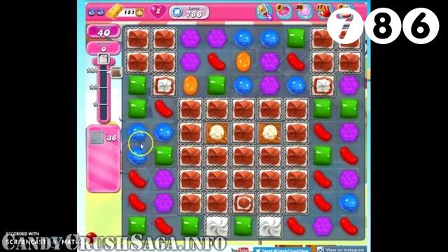 Candy Crush Saga : Level 786 – Videos, Cheats, Tips and Tricks