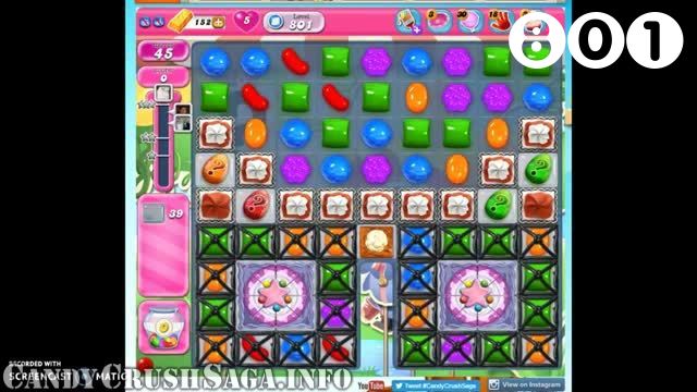 Candy Crush Saga : Level 801 – Videos, Cheats, Tips and Tricks