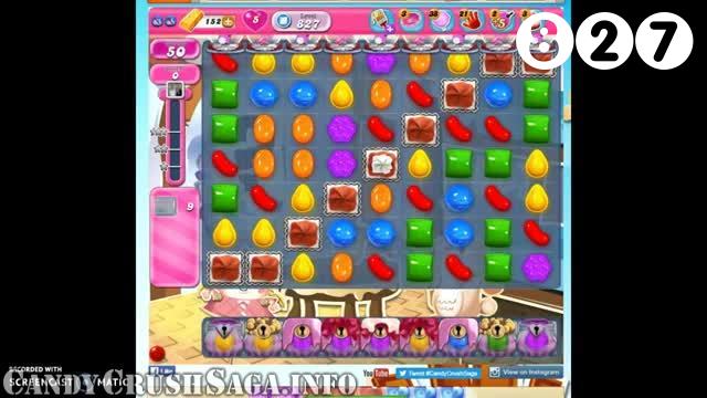 Candy Crush Saga : Level 827 – Videos, Cheats, Tips and Tricks