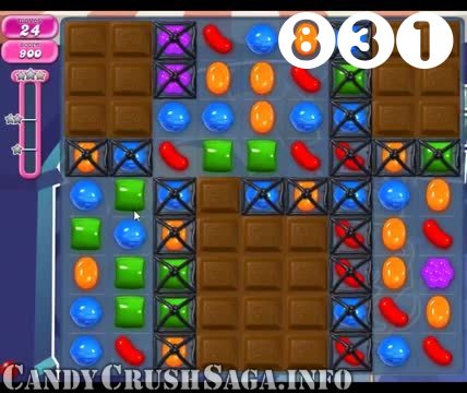 Candy Crush Saga : Level 831 – Videos, Cheats, Tips and Tricks