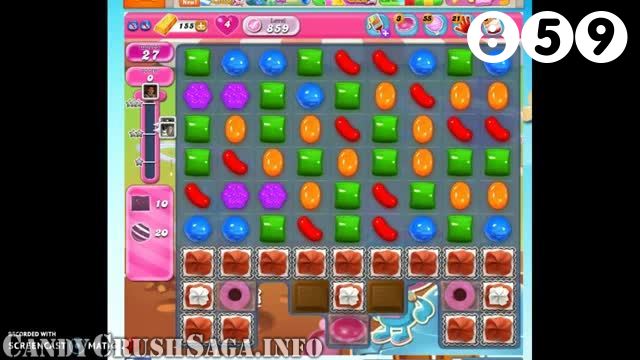 Candy Crush Saga : Level 859 – Videos, Cheats, Tips and Tricks