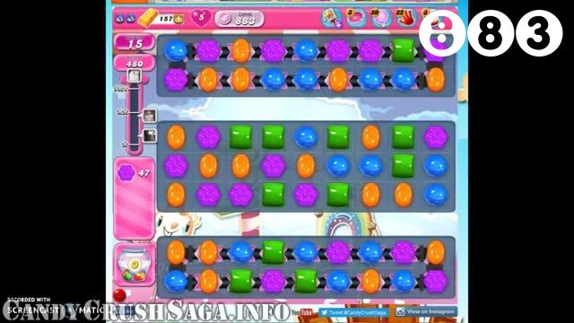Candy Crush Saga : Level 883 – Videos, Cheats, Tips and Tricks