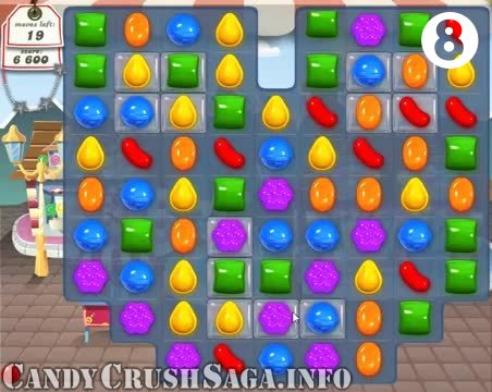 Candy Crush Saga : Level 8 – Videos, Cheats, Tips and Tricks