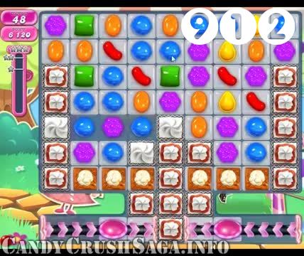 Candy Crush Saga : Level 912 – Videos, Cheats, Tips and Tricks